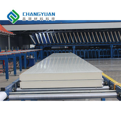50mm Pu het Comité van de Sandwichmuur Polyurethaan Structurele Geïsoleerde Comités Lichtgewicht