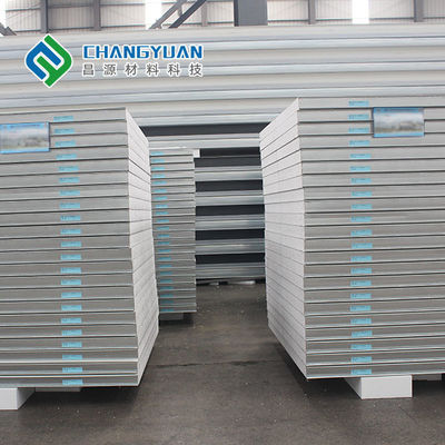 Klantgerichte Grootte 950/1050mm Pu Geïsoleerd Comité voor Cleanroom Muur
