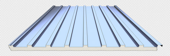 Weerbestendige polyurethaan sandwich dak met aanpasbare lengte en grote muur panelen