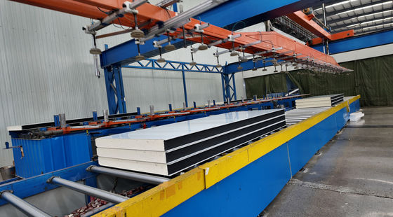 Waterdicht, warmtedicht, geluidsdicht, koud opslaan PU-panelen met 100/150/200 mm