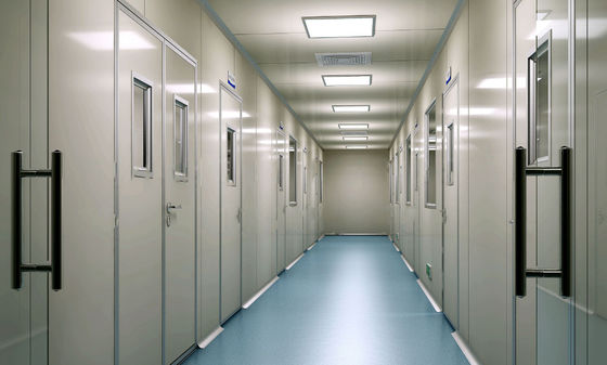 Aanpasbare brandwerende wasbare schoonruimte muur muren makkelijke installatie