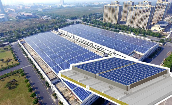 Waterdicht en branddicht fotovoltaïsch dakpaneel Aanpasbare prestaties