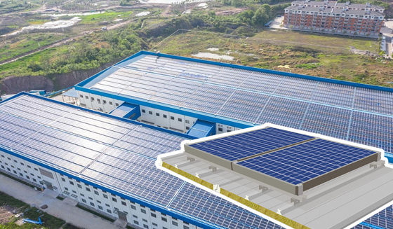 Aanpasbaar fotovoltaïsch dakpaneel brandwerend en afgestemd op uw behoeften