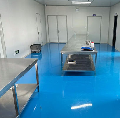 Aanpasbaar wandpaneel voor schoonruimte Breedte 950/1050 mm voor gepersonaliseerde oplossingen voor schoonruimte
