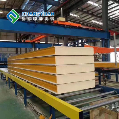 150mm PU/PIR Sandwich Panel for Cold Room Walls with Airtightness/Watertightness and Dimensional Stability