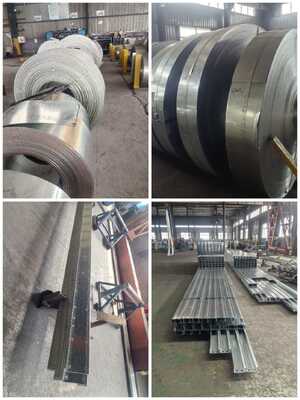 Aanpasbaar tot 6000 mm Corrosiebestendige gegolfde metalen vloer met een laadvermogen tot 500 kg/m2