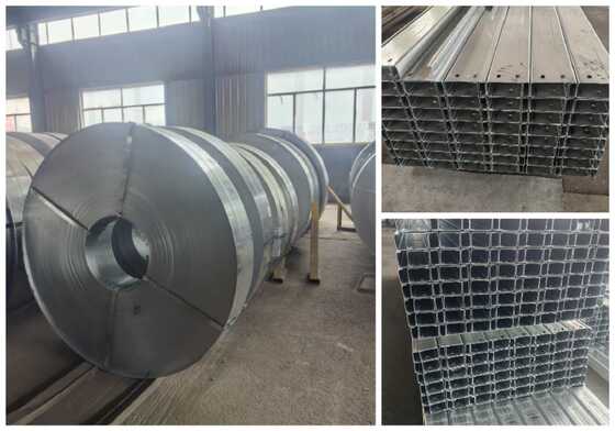 Aanpasbaar tot 6000 mm Corrosiebestendige gegolfde metalen vloer met een laadvermogen tot 500 kg/m2