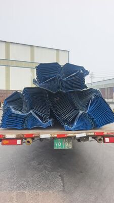 Hoog laadvermogen gegolfd metalen dek met gegalvaniseerd staal en aangepaste lengtes tot 6000 mm