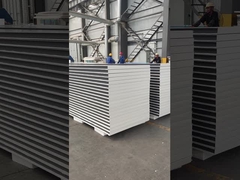 Hitteisolatie en thermische isolatie gedrukte staalpanelen